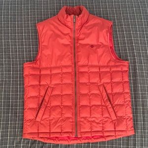 Orange Timberland Puffer Vest